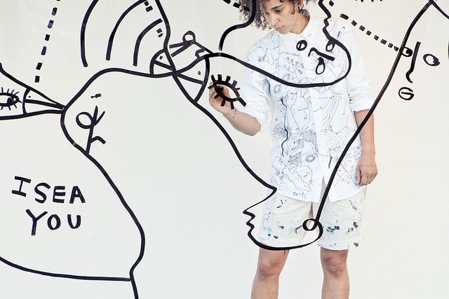 Shantell Martin in Studio