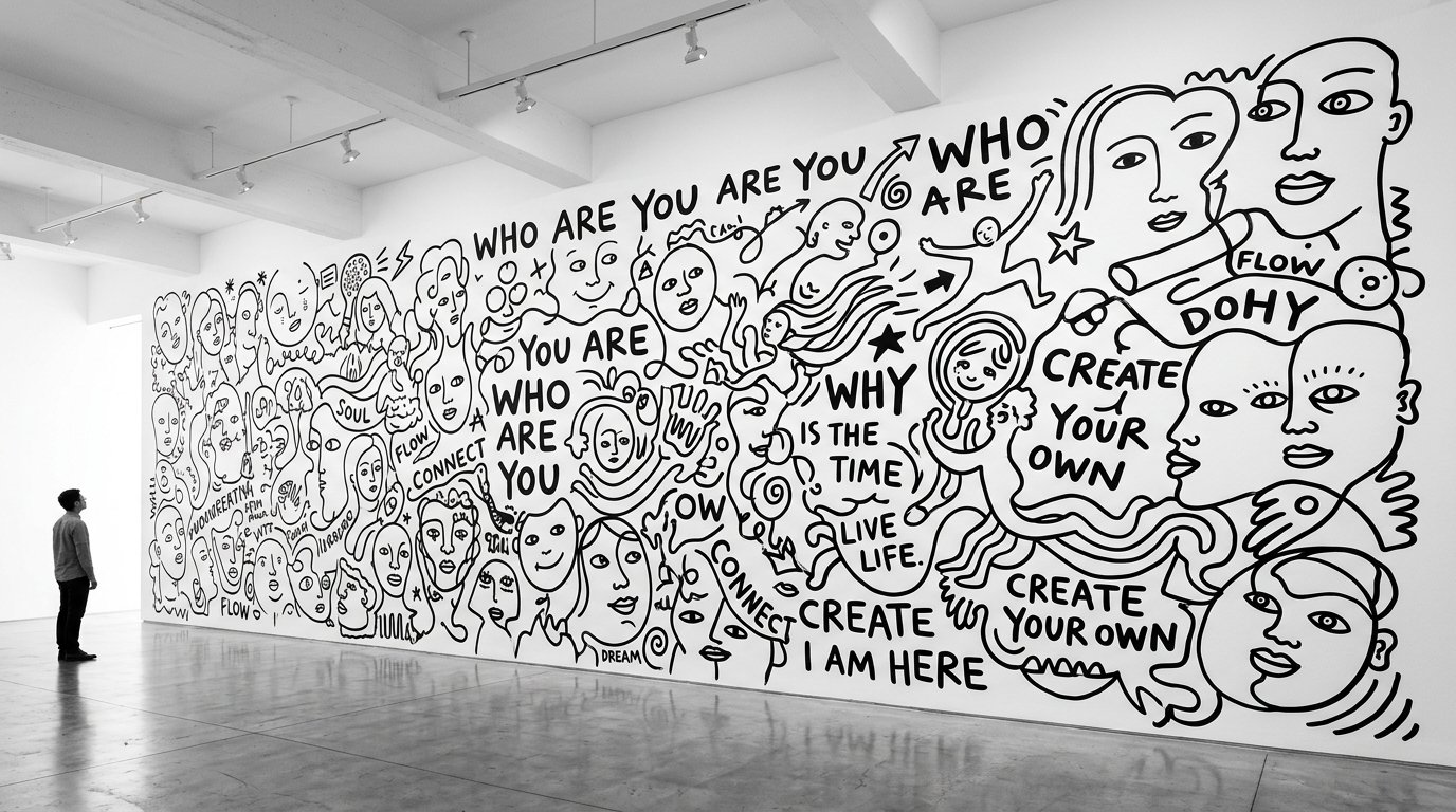Shantell Martin Mural Art